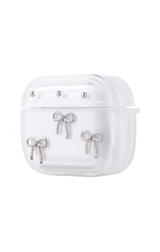 Apple Uyumlu AirPods 3. Nesil Zore Airbag 44 Airbag Tasarımlı Simli Şeffaf Kutup Kılıf Fiyonk Apple Uyumlu AirPods 3. Nesil Zore Airbag 44 Airbag Tasarımlı Simli Şeffaf Kutup Kılıf Fiyonk