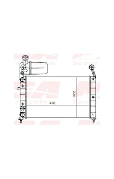 Su Radyatoru Mekanik Fiat : Tempra Tipo 1.4 16 Karbb. Nac Bidonlu 90-93 498x322x32 - -80400 Su Radyatoru Mekanik Fiat : Tempra Tipo 1.4 16 Karbb. Nac Bidonlu 90-93 498x322x32 - -80400