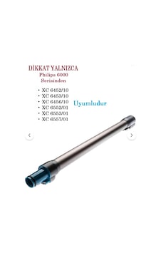 Srfn Ticaret Philips 6000 Serisi Dikey Süpürge Xc6452/10 - Xc6453/10 - Xc6456/10 - Xc6552 - Xc6553 - Xc6557 Uyumlu Teleskopik Boru - 1 Adet Srfn Ticaret Philips 6000 Serisi Dikey Süpürge Xc6452/10 - Xc6453/10 - Xc6456/10 - Xc6552 - Xc6553 - Xc6557 Uyumlu Teleskopik Boru - 1 Adet