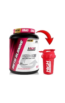 High Nutrition Beta Alanine 300 G - 100 Servis - 3000 MG + Shaker High Nutrition Beta Alanine 300 G - 100 Servis - 3000 MG + Shaker