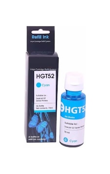 Gt52c Mavi Moh54a Şişeli Mürekkep 70ml Hp Muadil Diğer