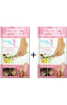Beauty Foot Papatya ve Meyve Özlü Yenileyici Ayak Maskesi 2'li Beauty Foot Papatya ve Meyve Özlü Yenileyici Ayak Maskesi 2'li