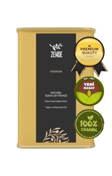 Zende Premium Yüksek Polifenol Erken Hasat Soğuk Sıkım Natürel Sızma Zeytinyağı 5 L Zende Premium Yüksek Polifenol Erken Hasat Soğuk Sıkım Natürel Sızma Zeytinyağı 5 L