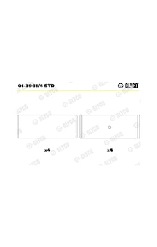 Glyco 013961.4 Std Kol Yatak Std A3 A4 Leon Octavıa Bora Golf V Jetta Caddy Iıı 1.6 Alz Ahl Bfq Ayd Avu Bse Bgu Ccsa Cm Xa 4 Silindir İçin 50105701-050105701-50105701a - Glyco 013961.4 Std Kol Yatak Std A3 A4 Leon Octavıa Bora Golf V Jetta Caddy Iıı 1.6 Alz Ahl Bfq Ayd Avu Bse Bgu Ccsa Cm Xa 4 Silindir İçin 50105701-050105701-50105701a -