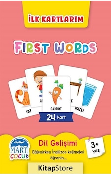 First Words - İlk Kartlarım 3+ Yaş- Martı Yayınları First Words - İlk Kartlarım 3+ Yaş- Martı Yayınları