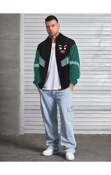 Tarzyeri Unisex Uzun Kollu Paraşüt Kumaş Rüzgarlik - Siyah 001 Tarzyeri Unisex Uzun Kollu Paraşüt Kumaş Rüzgarlik - Siyah 001
