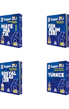 Örnek Akademi 6. Sınıf Süper İkili Tüm Dersler Seti 4 Kitap Örnek Akademi Yayınları Örnek Akademi 6. Sınıf Süper İkili Tüm Dersler Seti 4 Kitap Örnek Akademi Yayınları