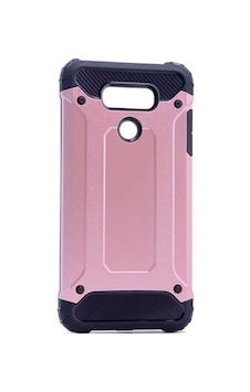 Kilifone - Lg Uyumlu G6 - Kılıf Çift Katman Zırh Tank Crash Military Kapak - Rose Gold Kilifone - Lg Uyumlu G6 - Kılıf Çift Katman Zırh Tank Crash Military Kapak - Rose Gold