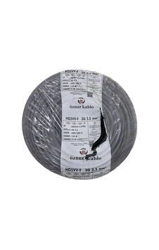 Öznur Marka 3x2.5 Mm%100 Bakır Ttr Elektrik Kablosu Siyah, 10 Metre Sku: Zeusstkc3350c4f7a Öznur Marka 3x2.5 Mm%100 Bakır Ttr Elektrik Kablosu Siyah, 10 Metre Sku: Zeusstkc3350c4f7a