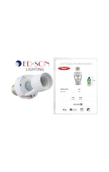 Pır Sensor Hareket Sensörlü Duy Tüm E27 Ampul Icin Ed-Son Marka