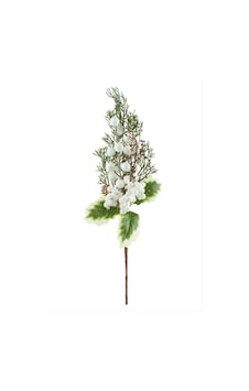 Ağaç Beyaz Kokina Yılbaşı Süsü 34 Cm 0-99 Ağaç Beyaz Kokina Yılbaşı Süsü 34 Cm 0-99