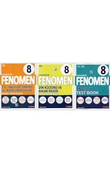 Fenomen 8. Sınıf İnkılap+din Kültürü+ingilizce 3 Kitap Fenomen 8. Sınıf İnkılap+din Kültürü+ingilizce 3 Kitap