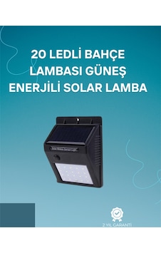 Hareket Sensörlü Solar Lamba 120 Algılama Açısı, 3-4 Metre Mesafe, Suya Dayanıklı Led Renkli Hareket Sensörlü Solar Lamba 120 Algılama Açısı, 3-4 Metre Mesafe, Suya Dayanıklı Led Renkli