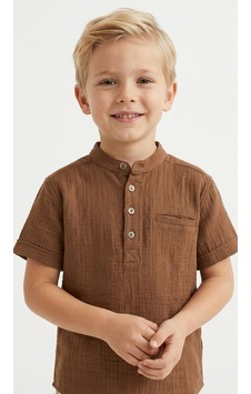 Baby Lory Kids Store Babylory Kids Store Ham Keten Koyu Kahve Premium Gömlek Baby Lory Kids Store Babylory Kids Store Ham Keten Koyu Kahve Premium Gömlek