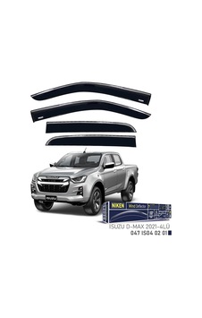Niken Isuzu D-max 2021- Kromlu Cam Rüzgarlığı 4 Lü