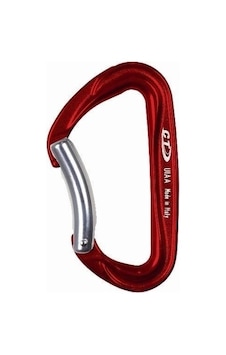 Climbing Technology Passion Eğik Kapı Karabina Red Climbing Technology Passion Eğik Kapı Karabina Red