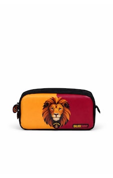 Galatasaray Lisanslı Çift Bölmeli Aslan Desenli Kalemlik - Rubber Logolu Su İtici Kumaşlı Kalem Kutusu Sarı - Kırmızı - Siyah Galatasaray Lisanslı Çift Bölmeli Aslan Desenli Kalemlik - Rubber Logolu Su İtici Kumaşlı Kalem Kutusu Sarı - Kırmızı - Siyah