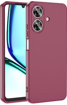 Realme Note 60 Kılıf Zore Mara Lansman Kapak Koyu Mor Realme Note 60 Kılıf Zore Mara Lansman Kapak Koyu Mor
