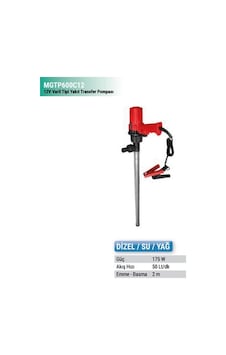 Omega 12v Varil Tipi Yakıt Transfer Pompası Mgtp600c12