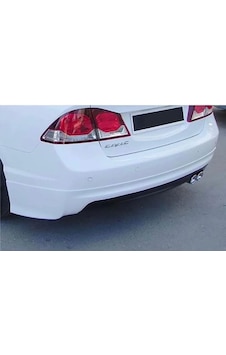Honda Cıvıc Fd 6 Mugen Arka Tampon Eki Karlık Fiber Boyasız