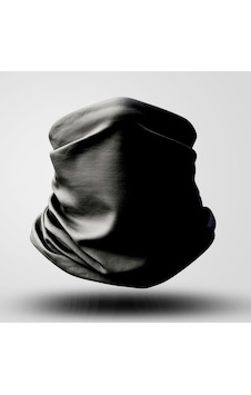 Sıyah Motorcu Bandana Maske Outdoor Boyunluk Unisex Siyah