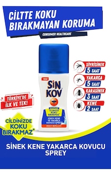 Sinkov Comfort Yakarca Sinek Kene Kovucu Vücut Sprey 100ml - Ciltte Koku Bırakmayan Koruma Sinkov Comfort Yakarca Sinek Kene Kovucu Vücut Sprey 100ml - Ciltte Koku Bırakmayan Koruma