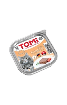 Tomi Hindi Etli Pate Yetişkin Kedi Yaş Maması 100 G
