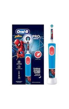 Oral-b Şarjlı Diş Fırçası Vitality Pro Çocuk Spiderman 3'li Avantaj Paketi Mıchu Oral-b Şarjlı Diş Fırçası Vitality Pro Çocuk Spiderman 3'li Avantaj Paketi Mıchu
