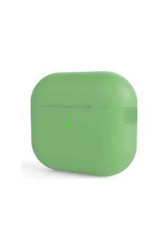 Apple Uyumlu AirPods Pro 2 Standart Silikon Kılıf Açık Yeşil