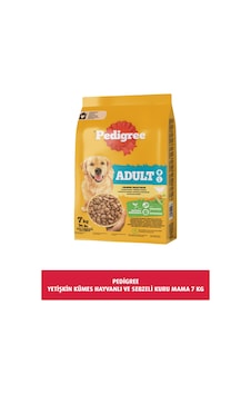 Pedigree Kümes Hayvanlı ve Sebzeli Yetişkin Köpek Maması 7 KG