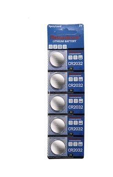 Mettzchrom Cr2032 Pil Super Cr2032 Para Pili 5 Li Paket