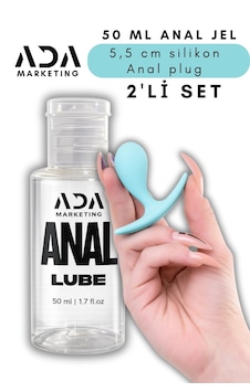 Ada Marketing 50 Ml Anal Kayganlaştırıcı Jel Ve Silikon Plug Seti Ada Marketing 50 Ml Anal Kayganlaştırıcı Jel Ve Silikon Plug Seti