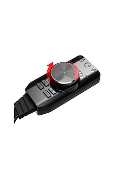A4677 Usb 2.0 Ses Kartı 7.1 Kanallı Pc Ve Laptop Için Pubg Oyun Harici Ses Kartı 3.5mm-kulaklıkla Ta