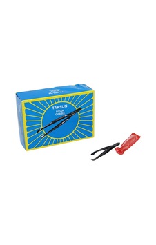 Taksun Tw-28 Metal Cımbız Siyah Şeffaf Pvc Kılıflı - 60'li Paket Taksun Tw-28 Metal Cımbız Siyah Şeffaf Pvc Kılıflı - 60'li Paket