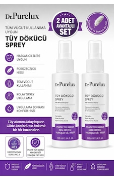 Hassas Ciltlere Uygun Tüy Dökücü Sprey Pürüzsüz Ve Yumuşak Cilt Tüm Vücut Kullanıma Uygun 2 X 10 Hassas Ciltlere Uygun Tüy Dökücü Sprey Pürüzsüz Ve Yumuşak Cilt Tüm Vücut Kullanıma Uygun 2 X 10