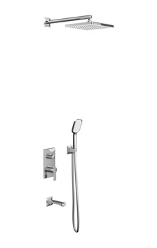 Teska Simena Ankastre Üç Yönlü Banyo Bataryası Seti KROM Teska Simena Ankastre Üç Yönlü Banyo Bataryası Seti KROM