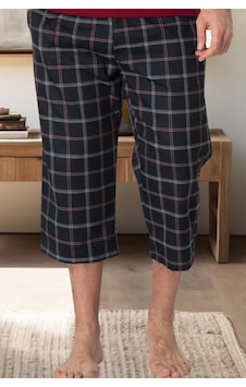 Mecit 3006 Siyah Ekoseli Erkek Kapri Alt Pijama 001 Mecit 3006 Siyah Ekoseli Erkek Kapri Alt Pijama 001
