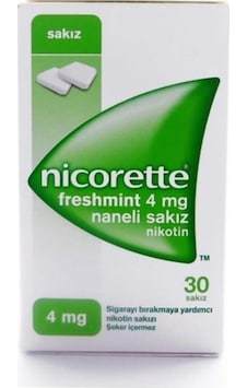 Nicoreettee Freshmintt 4mg Naneli Nicotiin Sakızı 30lu