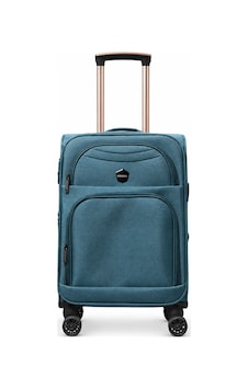 Fossil Unisex Kumaş Kabin Boy Ultra Hafif Şifreli Körüklü Kendi Etrafında Dönebilen Valiz 010-03 Petrol Fossil Unisex Kumaş Kabin Boy Ultra Hafif Şifreli Körüklü Kendi Etrafında Dönebilen Valiz 010-03 Petrol