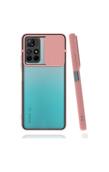 Kilifone - Xiaomi Uyumlu Poco M4 Pro 5g - Kılıf Slayt Sürgülü Arkası Buzlu Lensi Kapak - Pembe Açık Kilifone - Xiaomi Uyumlu Poco M4 Pro 5g - Kılıf Slayt Sürgülü Arkası Buzlu Lensi Kapak - Pembe Açık