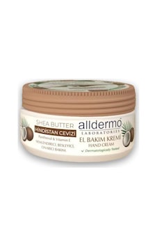 Alldermo Shea Butter Hindistan Cevizi El Bakım Kremi 150 ML Alldermo Shea Butter Hindistan Cevizi El Bakım Kremi 150 ML