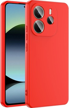 Xiaomi Redmi Note 14 4g Arka Kapak Silikon Kılıf Kirmizi Xiaomi Redmi Note 14 4g Arka Kapak Silikon Kılıf Kirmizi