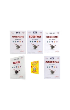 Limit Ayt Matematik Edebiyat Geometri Tarih Ve Coğrafya Soru Bankası 5li Set + Planlama Defteri Limit Ayt Matematik Edebiyat Geometri Tarih Ve Coğrafya Soru Bankası 5li Set + Planlama Defteri