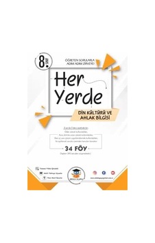 8. Sınıf Her Yerde Din Kültürü Ahlak Bilgisi 34 Föy Zeka Küpü 8. Sınıf Her Yerde Din Kültürü Ahlak Bilgisi 34 Föy Zeka Küpü