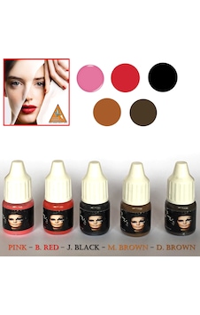 XLine Tattoo 5 Adet Microblading ve Kalıcı Makyaj Boya Seti XLine Tattoo 5 Adet Microblading ve Kalıcı Makyaj Boya Seti