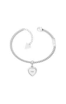 Guess JGUJUBB01422JWRHS Kalpli Kadın Bileklik Gümüş Guess JGUJUBB01422JWRHS Kalpli Kadın Bileklik Gümüş