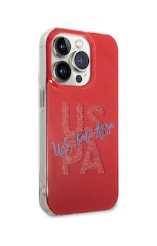 Apple Uyumlu iPhone 14 Pro Kılıf U.s. Polo Assn. Simli Parlak Alfabe Tasarım Kapak Çok Renkli Apple Uyumlu iPhone 14 Pro Kılıf U.s. Polo Assn. Simli Parlak Alfabe Tasarım Kapak Çok Renkli