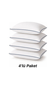 4 Adet Biyeli Yastık Lacivert Serisi 1000gr Silikon Boncuk Elyaf Dolgulu 50x70cm Lacivert Lacivert 4 Adet Biyeli Yastık Lacivert Serisi 1000gr Silikon Boncuk Elyaf Dolgulu 50x70cm Lacivert Lacivert