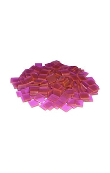 Folia Transparan Mozaik 10X10 Mm. 190 Adet Pembe