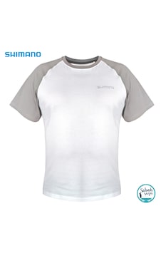 Shimano T-shirt Kısa Kollu White Beyaz - Gri Shimano T-shirt Kısa Kollu White Beyaz - Gri